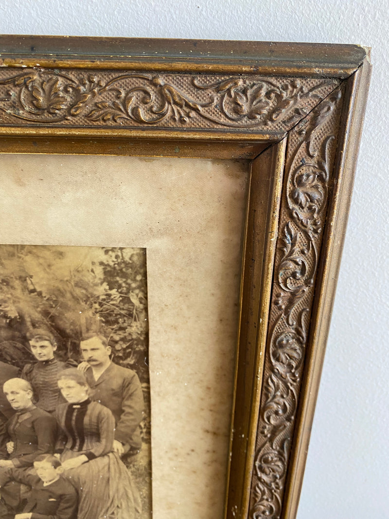 Portrait de famille 1880 encadré