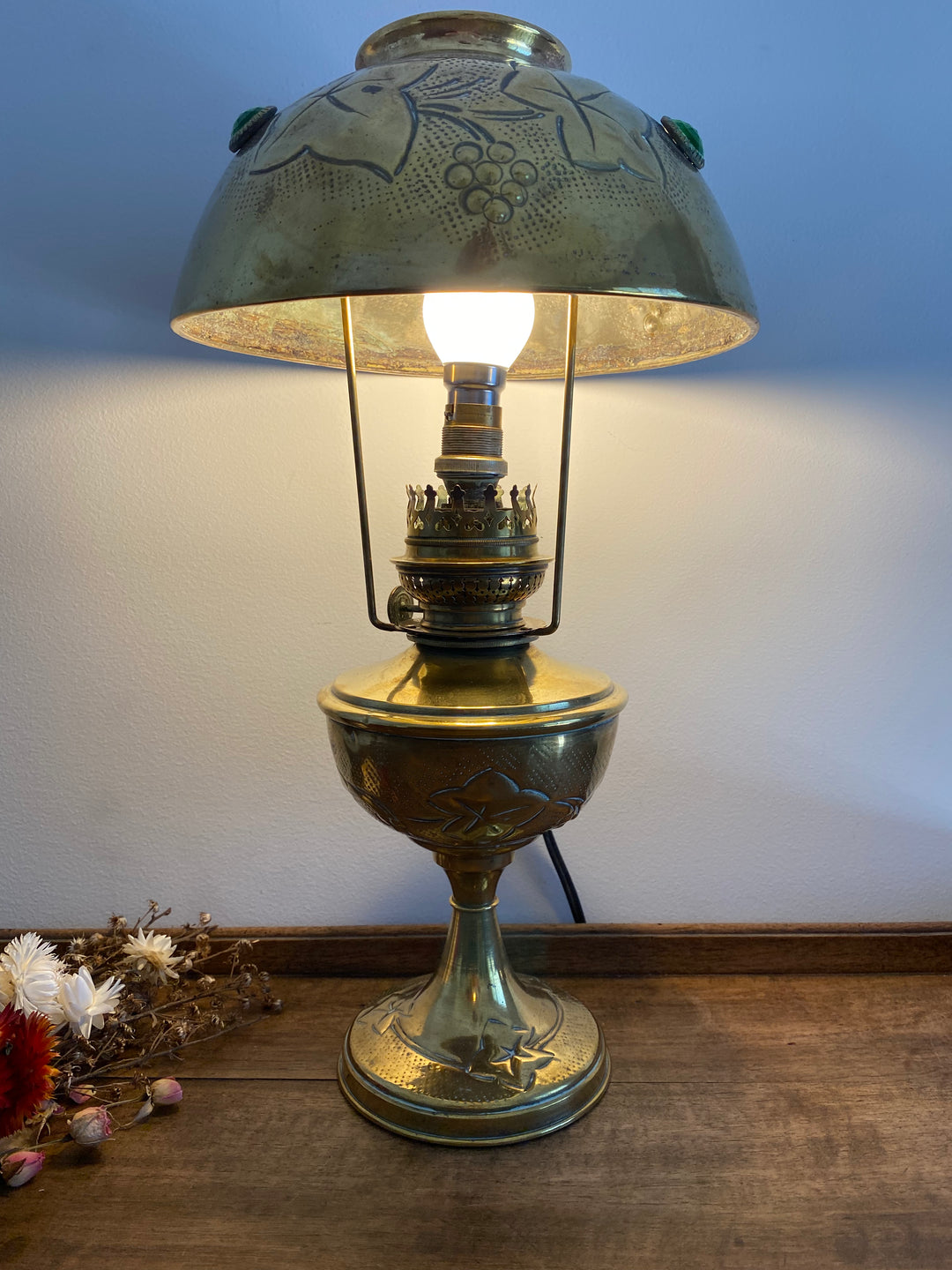 Lampe Parisienne en laiton