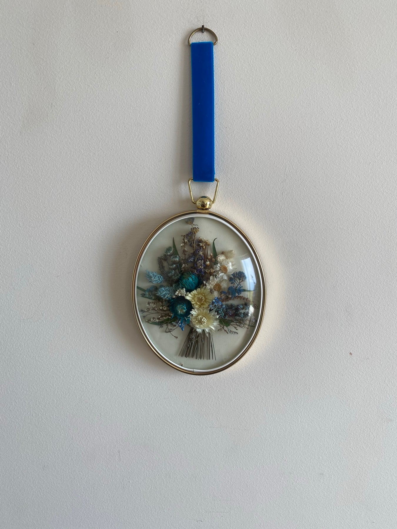 CADRE VERRE BOMBE Napoléon III Fleurs Sechées CADRE VERRE BOMBE Napoléon III Fleurs Sechées