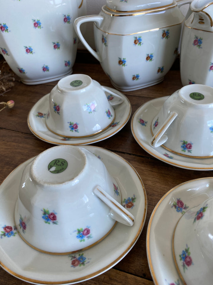 Service à café porcelaine de Limoges années 20