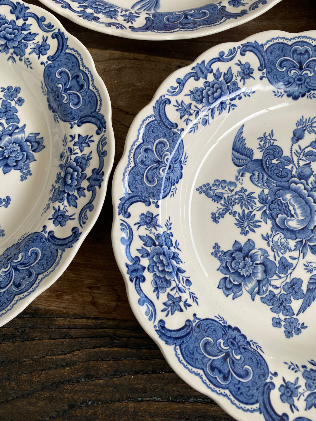 Assiettes plates et creuses Ridgway