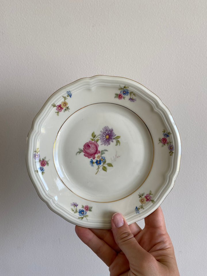 Service à gâteau en porcelaine de Bavaria Marie Luise