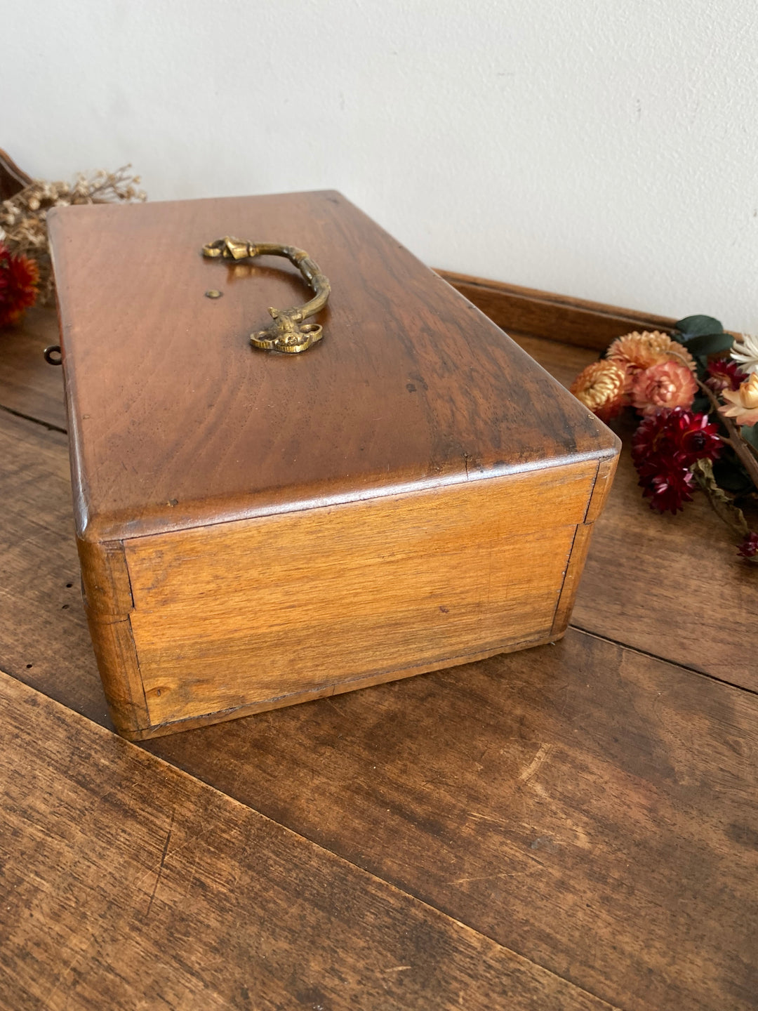 Coffret en bois vintage