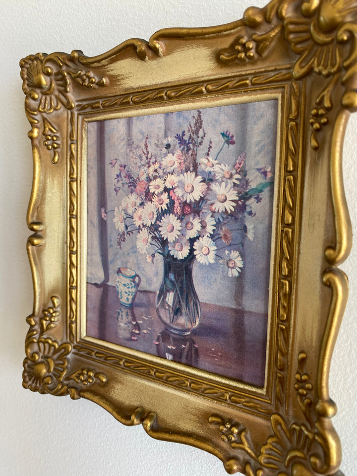 Cadres style rococo bouquet de fleurs