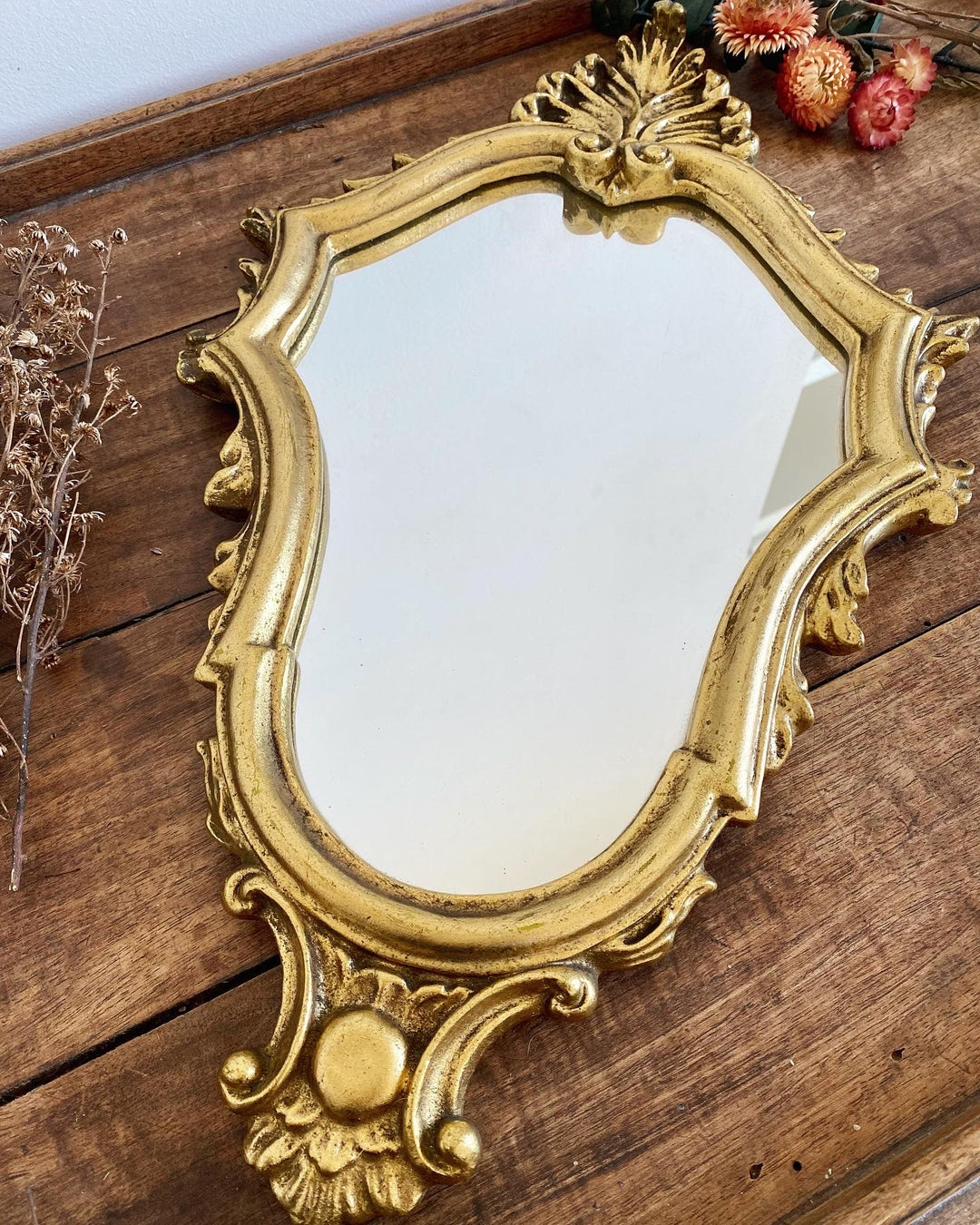 Miroir mural style baroque rococo