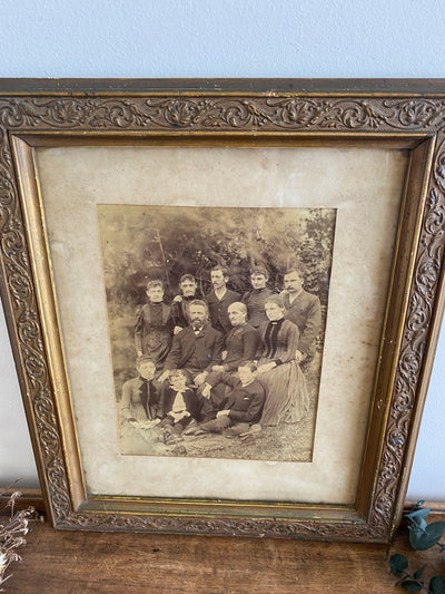 Portrait de famille 1880 encadré