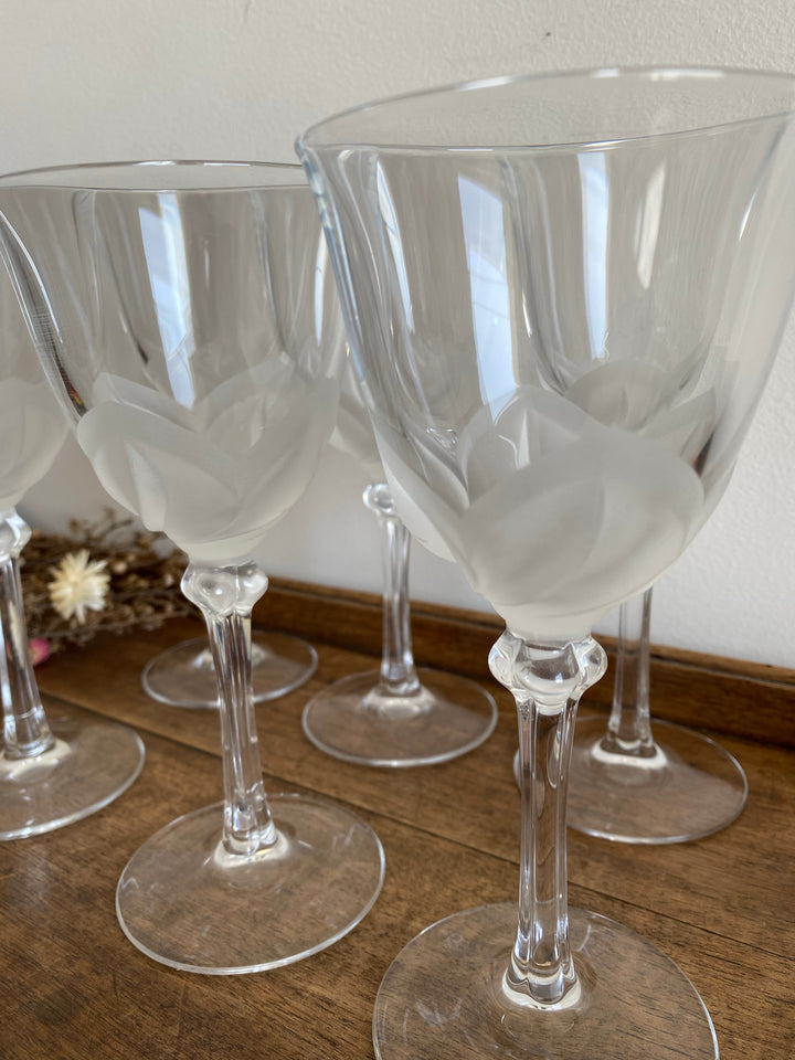 Verres à pied en cristal CDA