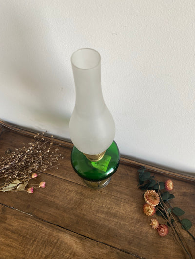 Lampe à pétrole verte Gaudard