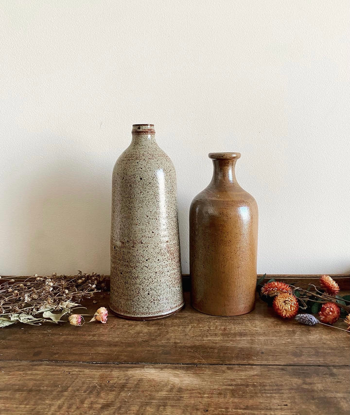 Vases en grès vintage