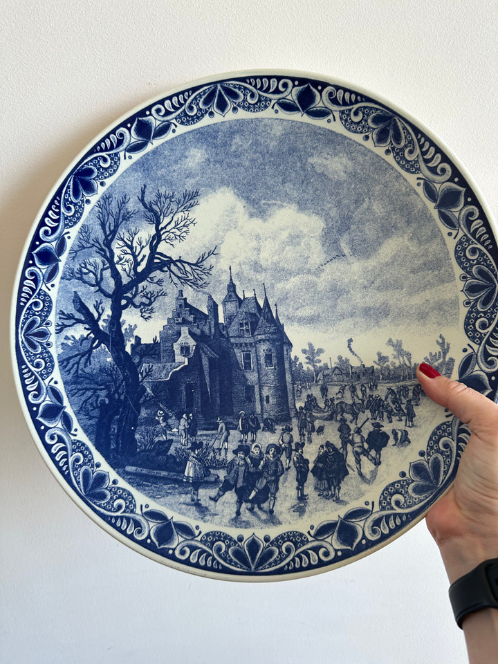 Assiette murale Delft XL