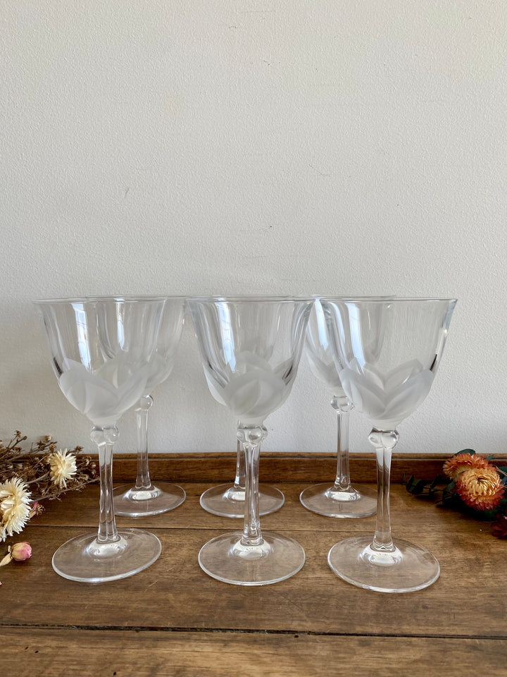 Verres à pied en cristal CDA