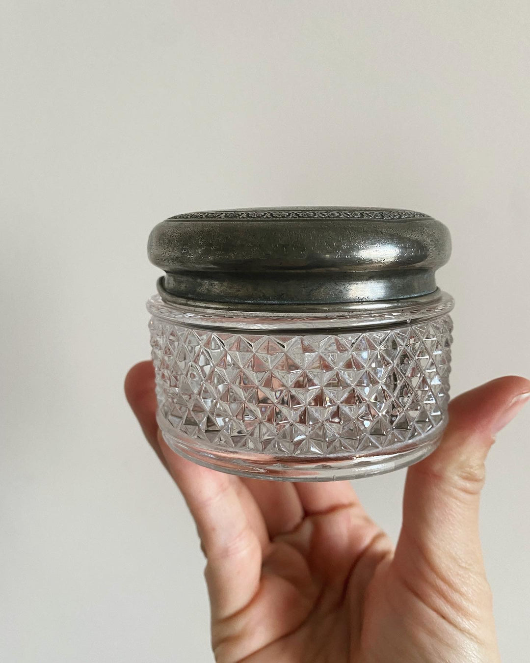 Bonbonnière en cristal de Baccarat