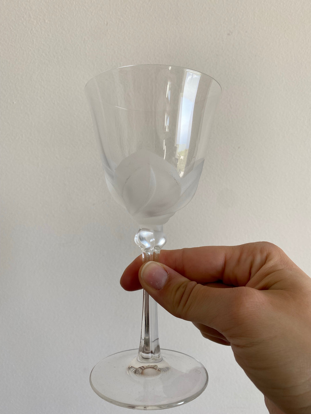 Verres à pied en cristal CDA