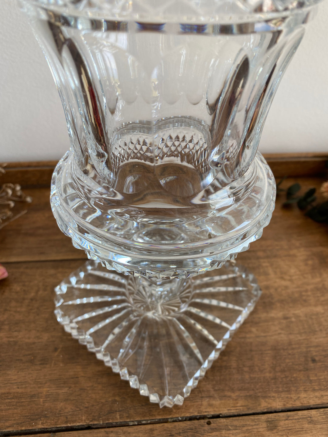 Vase de Médicis en cristal