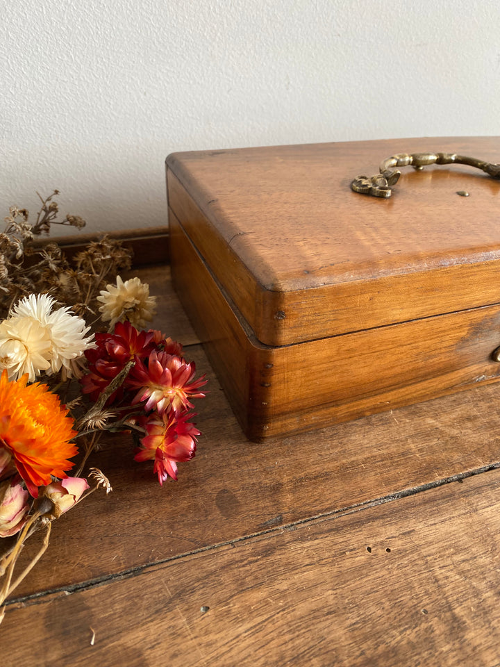 Coffret en bois vintage