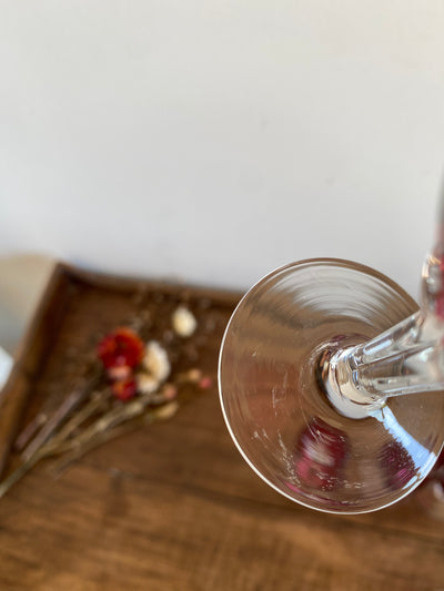 Verres à liqueur en cristal