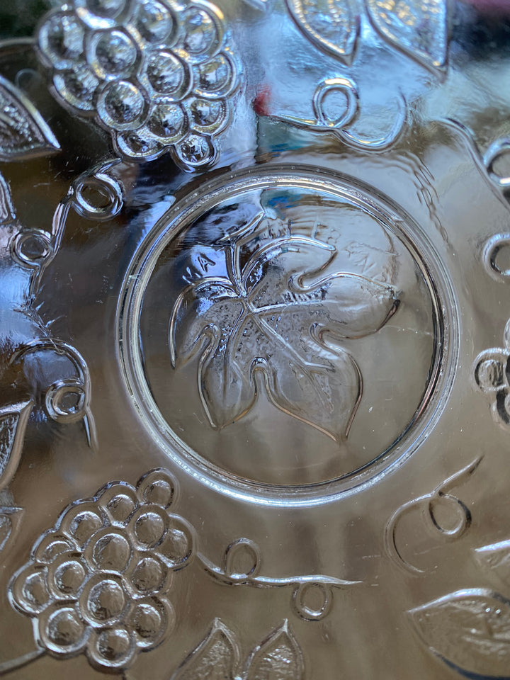 Coupelles en verre travaillé bordure dorée