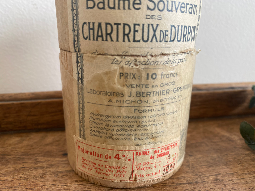 Baume Souverain des Chartreux de 1924