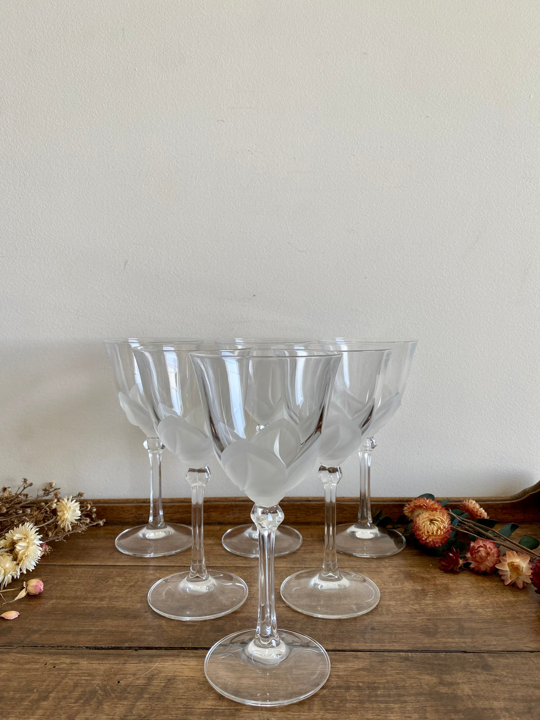 Verres à pied en cristal CDA