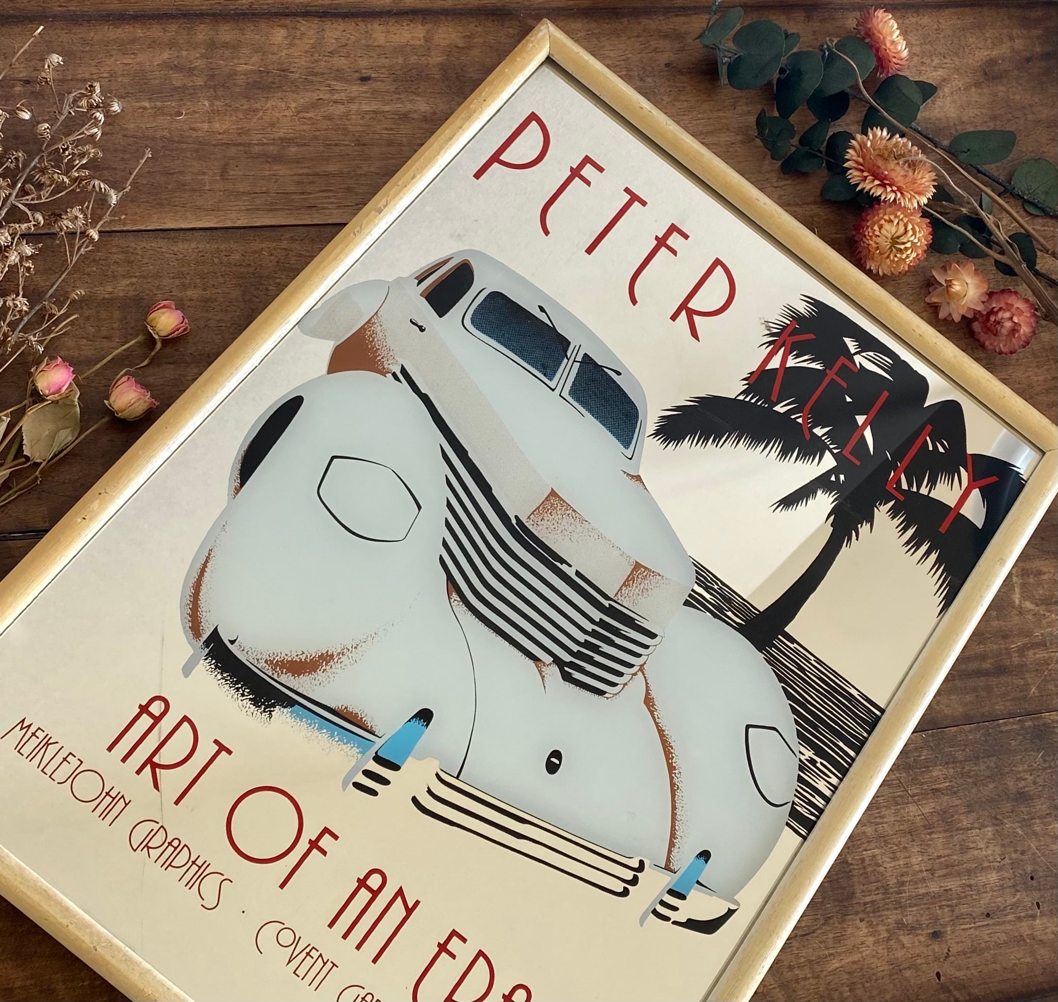 Miroir publicitaire Peter Kelly, Art Of An Era | Ma Cabane Vintage