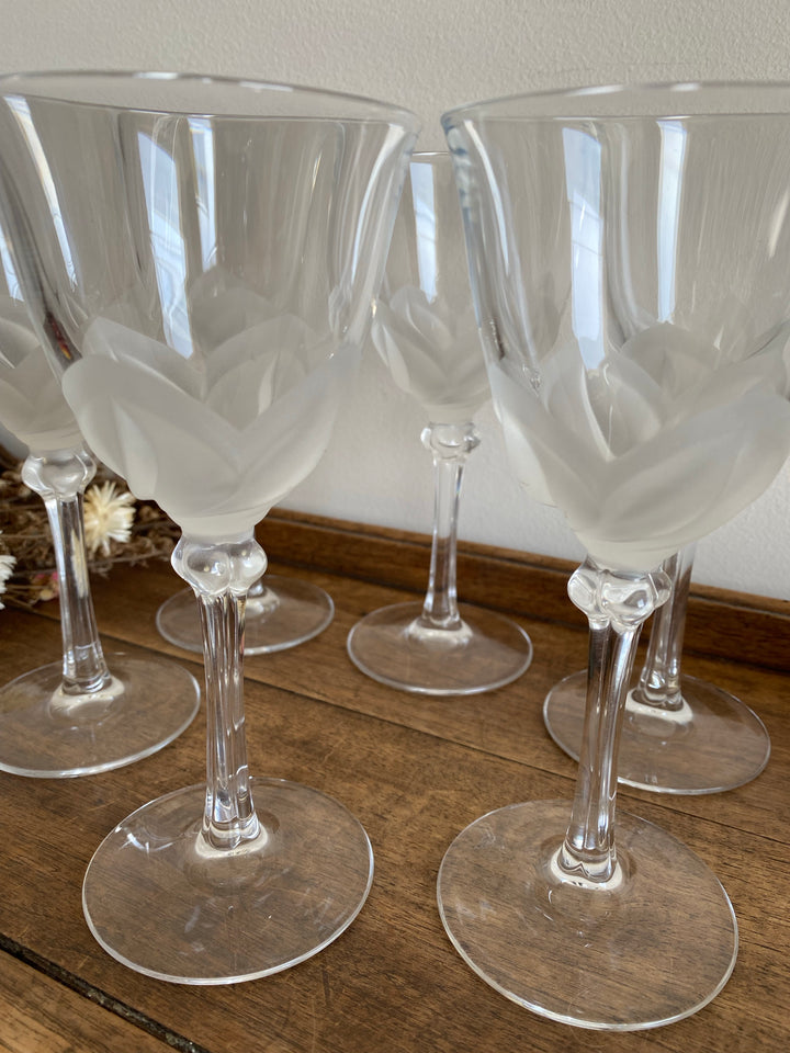 Verres à pied en cristal CDA