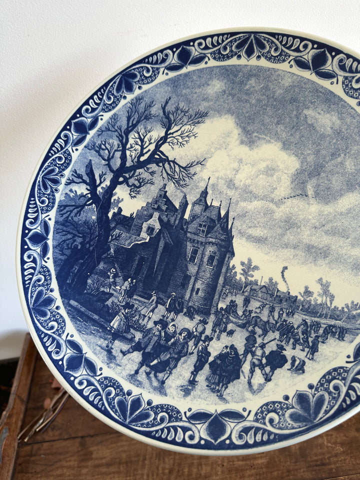 Assiette murale Delft XL