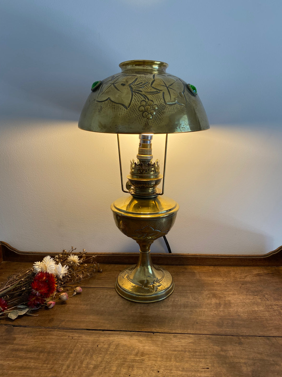 Lampe Parisienne en laiton