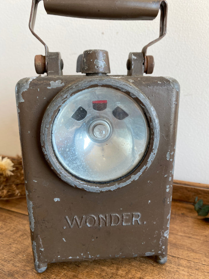 Lampe de chemin de fer Wonder vintage