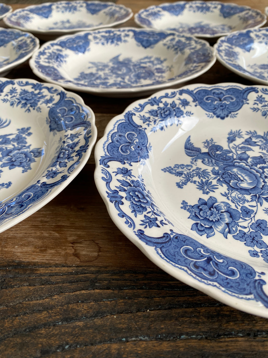 Assiettes plates et creuses Ridgway