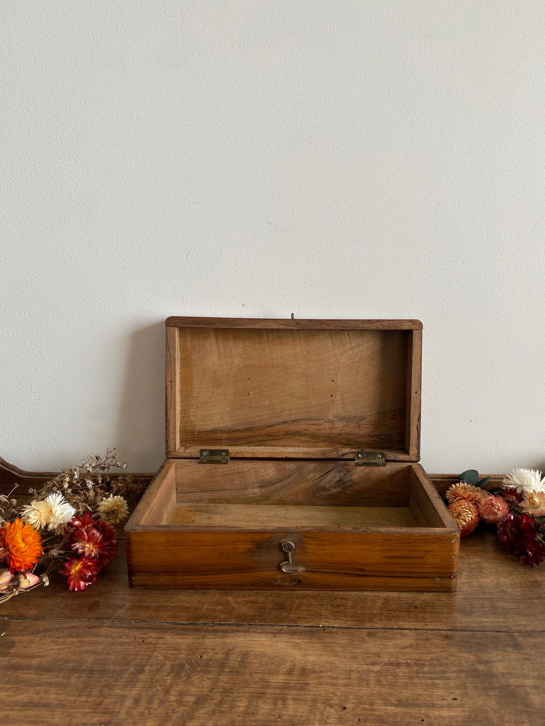 Coffret en bois vintage