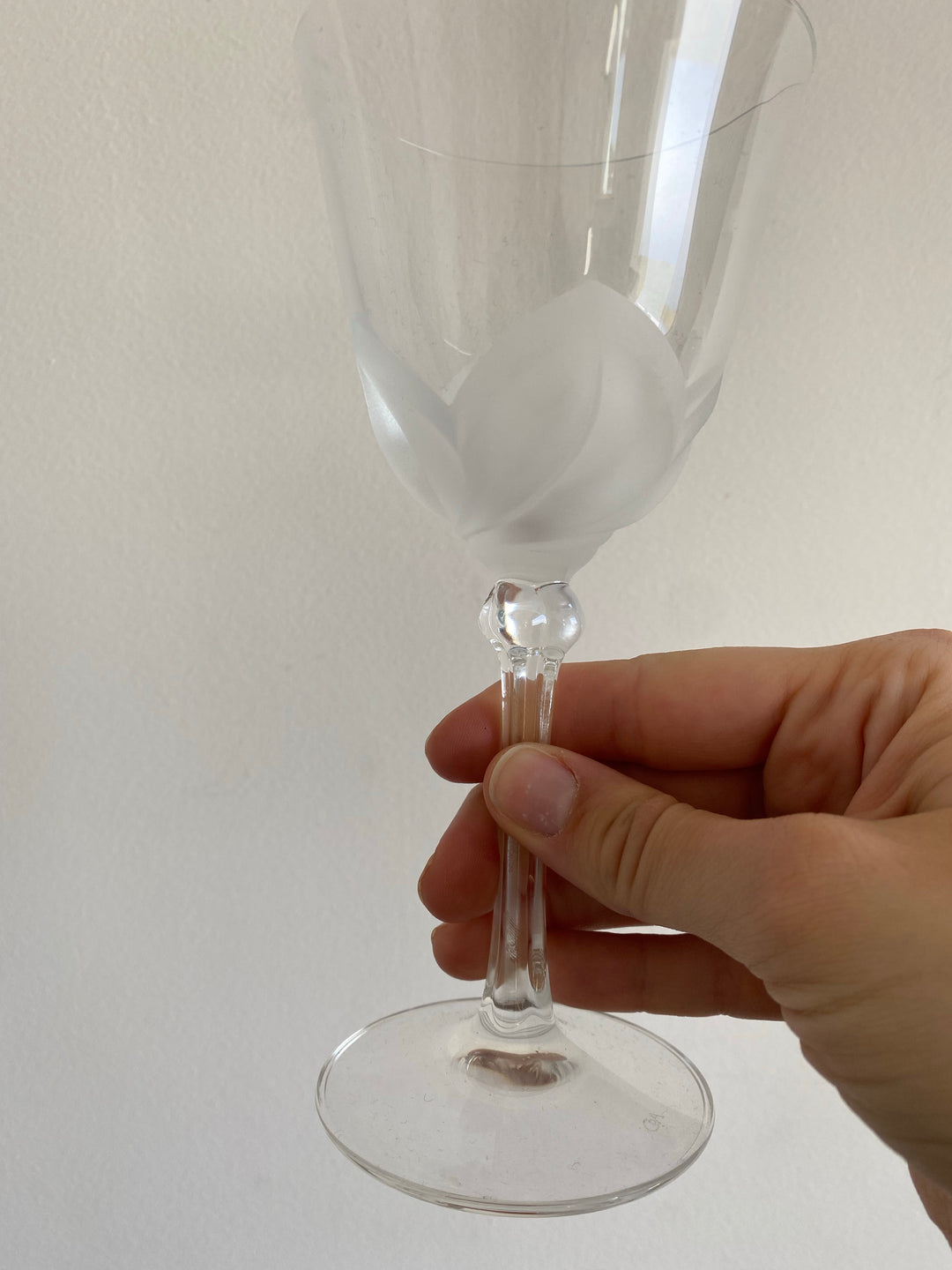 Verres à pied en cristal CDA