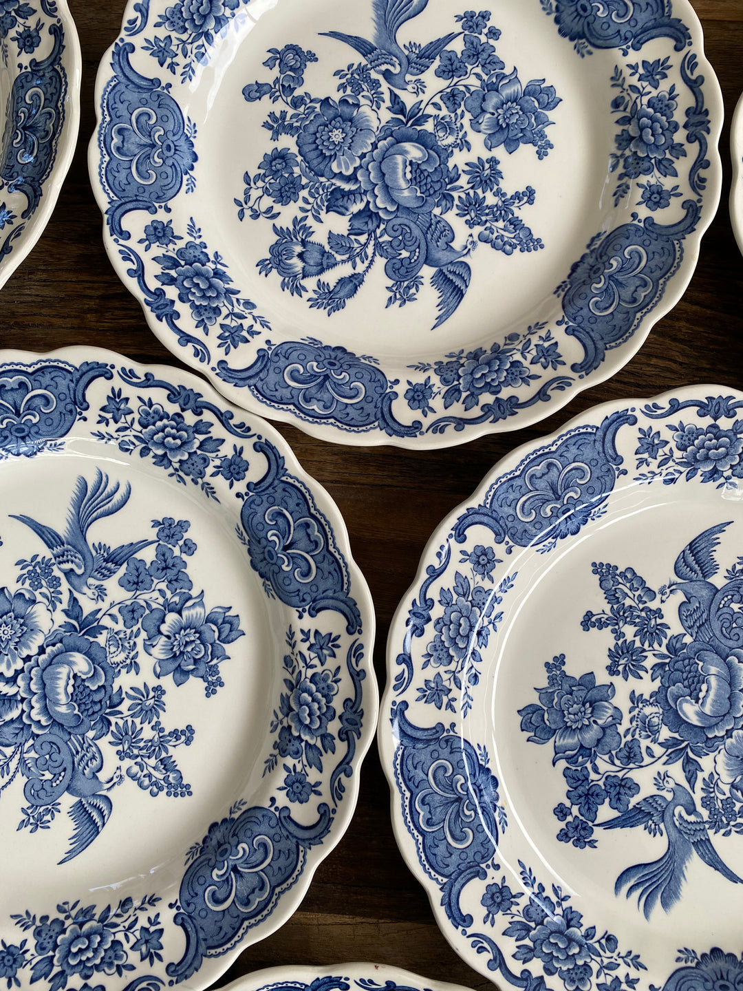 Assiettes plates et creuses Ridgway