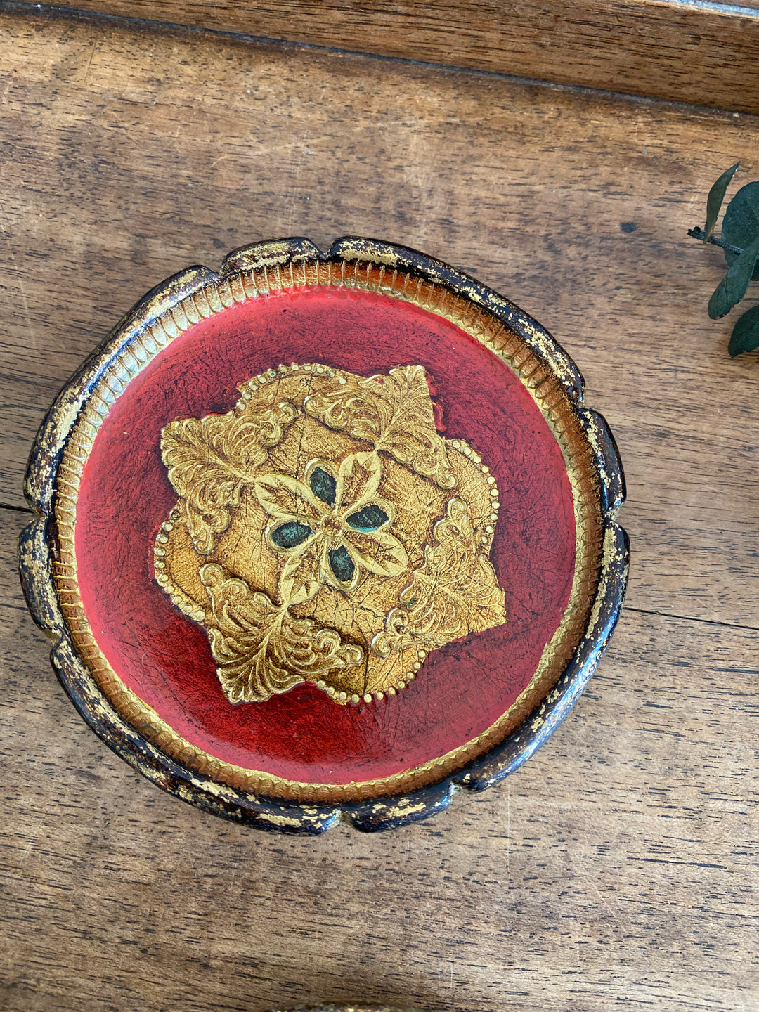 Sous-verres florentins en bois décorés