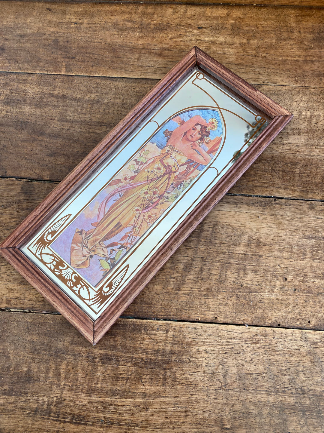 Miroir vintage style Mucha