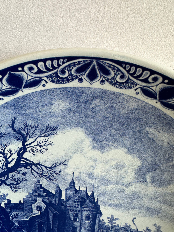 Assiette murale Delft XL